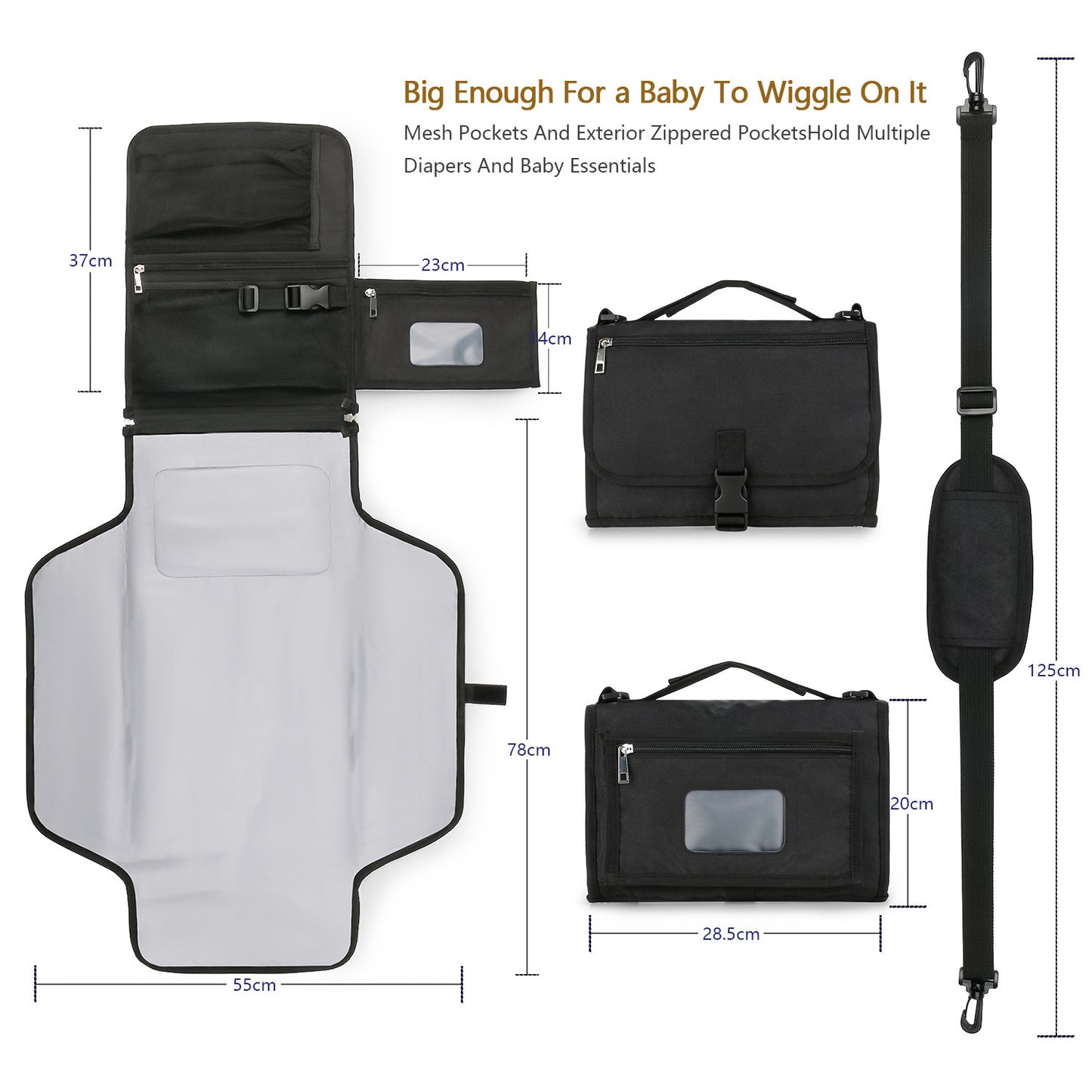 Baby Portable Diaper Changing Pad (Meduim)
